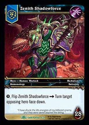 World of Warcraft: Through the Dark Portal (Base Set) card 9 Zenith Shadowforce