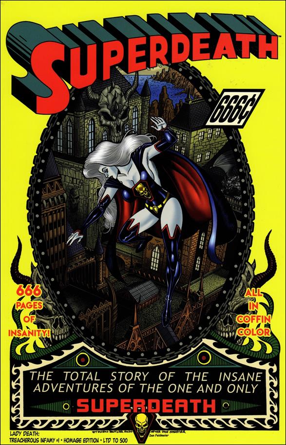 Lady Death: Treacherous Infamy (2020) issue 1-D Steven Butler Homage Edition 1/500