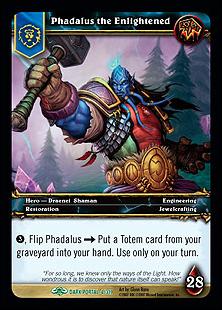 World of Warcraft: Through the Dark Portal (Base Set) card 4 Phadalus the Enlightened