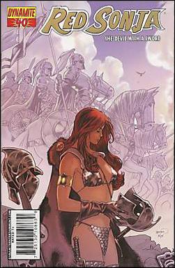 Red Sonja (2005) issue 40-F Paul Renaud High End Gold Foil Cover with COA 1/75