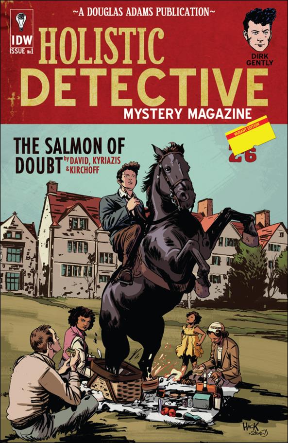 Dirk Gently's Holistic Detective Agency: The Salmon of Doubt issue 1-C Robert Hack 1:10 Cover