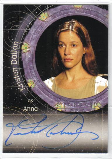 Stargate SG-1: Season 7 (Autograph Subset) card A50 Kristen Dalton as Anna (Limited)