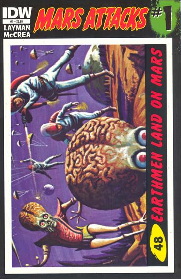 Mars Attacks (2012) issue 1-ZV Card #48 (Earthmen Land on Mars)