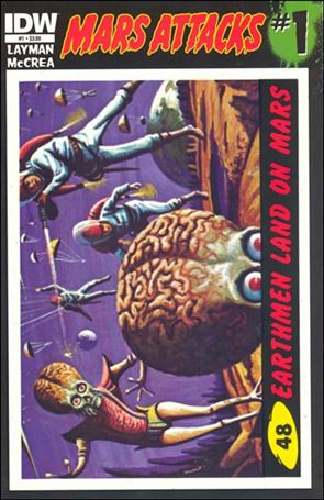 Mars Attacks (2012) issue 1-ZV Card #48 (Earthmen Land on Mars)