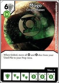 DC Comics Dice Masters War of Light card 59 Mogo: Living Planet