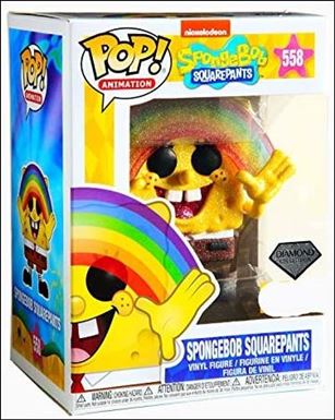 POP! Animation figure 558-B Spongebob Squarepants (w/ rainbow)