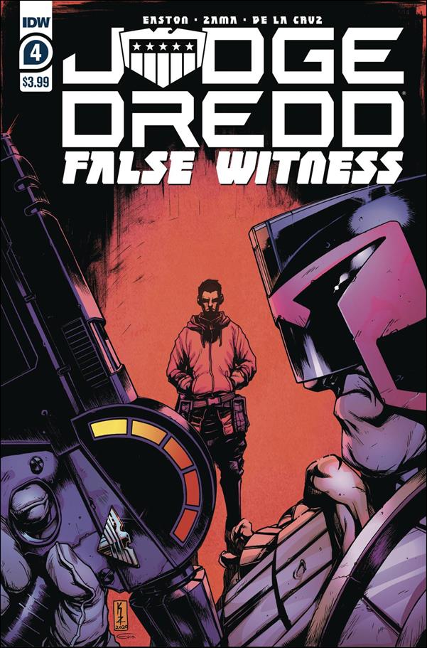 Judge Dredd: False Witness issue 4 Kei Zama Cover