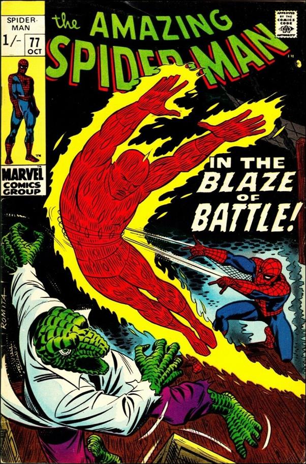 Amazing Spider-Man (1963) issue 77-B UK Price Cover