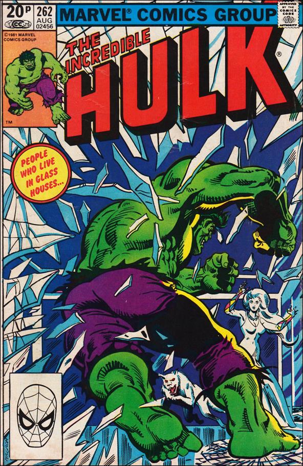 Incredible Hulk (1968) issue 262-B UK Price Cover