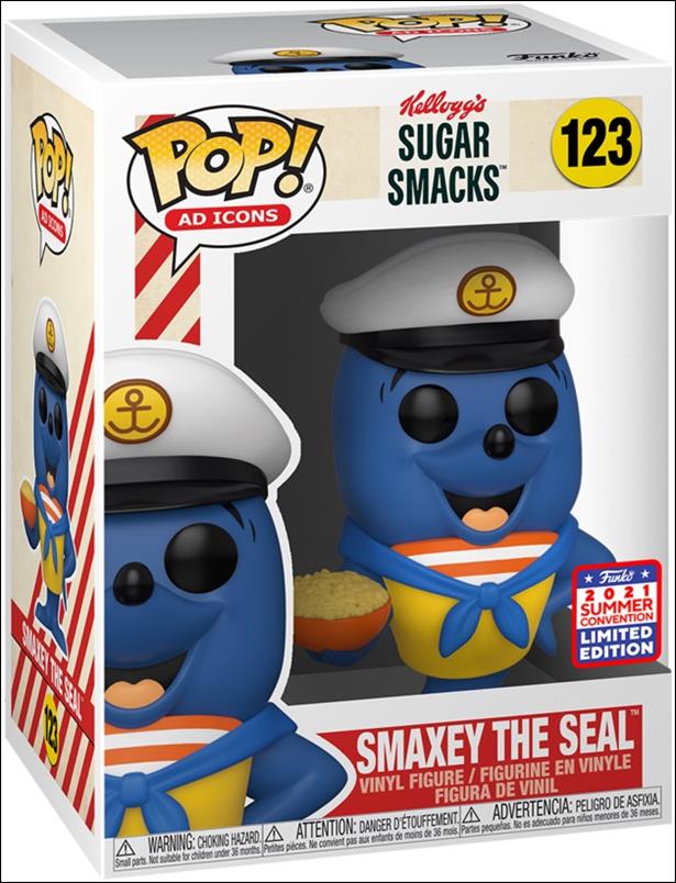 POP! Ad Icons figure 123-B Smaxey the Seal Summer Convention Exclusive