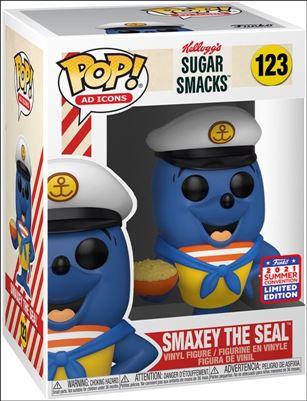 POP! Ad Icons figure 123-B Smaxey the Seal Summer Convention Exclusive