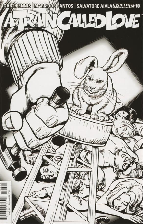 Train Called Love issue 10-B 1:10 Black & White Cover