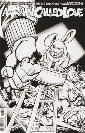 Train Called Love issue 10-B 1:10 Black & White Cover