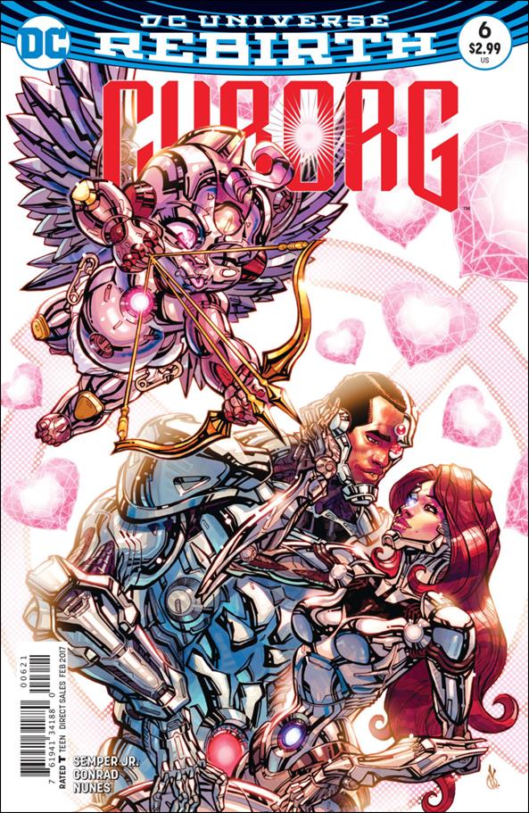 Cyborg (2016) issue 6-B Carlos D'Anda Cover