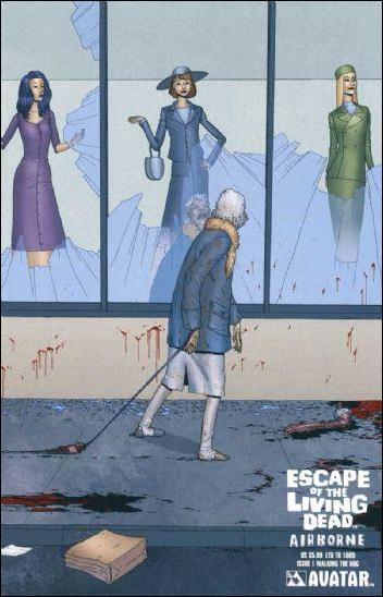 Escape of the Living Dead: Airborne issue 1-I Walking the Dog Cover