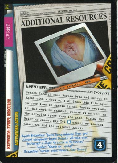 X-Files: The Truth Is Out There (Base Set) card XF97-0379v2 Additional Resources