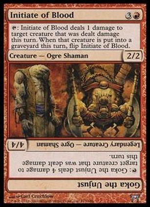 Magic the Gathering: Champions of Kamigawa (Base Set) card 173 Initiate of Blood