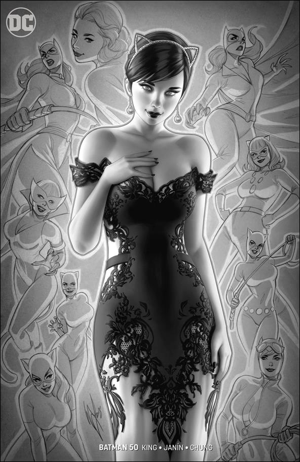 Batman (2016) issue 50-UF Warren Louw KRS Comics B&W Cover 1/1000