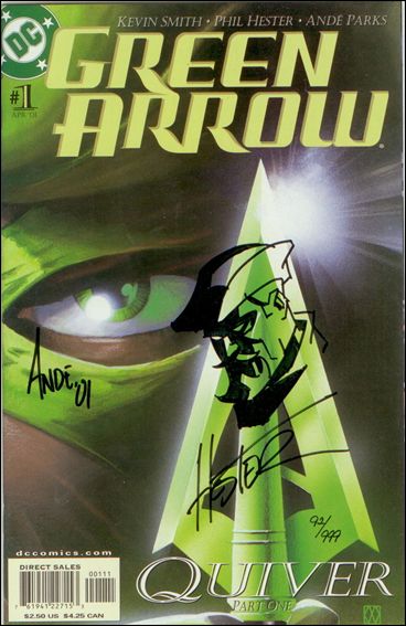 Green Arrow (2001) issue 1-E DF (Signed & Remarked by Hester and Parks) 1/999 