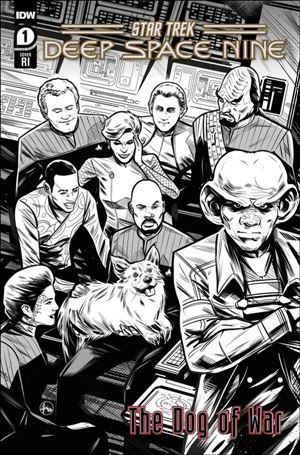 Star Trek: Deep Space Nine - The Dog of War issue 1-D Angel Hernandez 1:10 B&W Cover