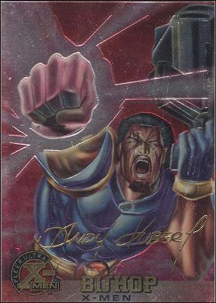 1996 Fleer Ultra X-Men All Chromium (Gold Signature Parallel Base Set) card 3 Bishop