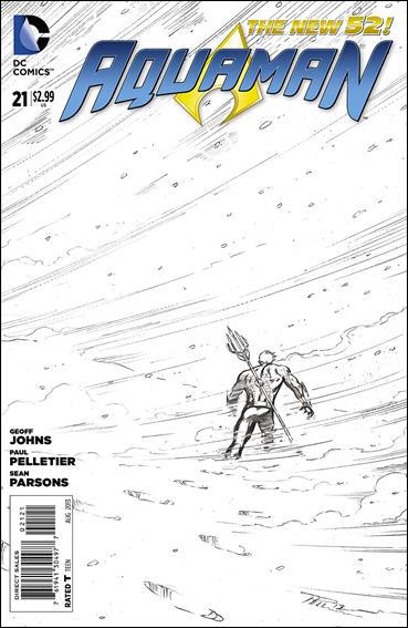 Aquaman (2011) issue 21-B 1:25 Sketch Cover