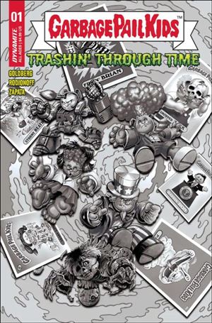 Garbage Pail Kids: Trashin' Through Time issue 1-G Chris Meeks 1:15 B&W Cover