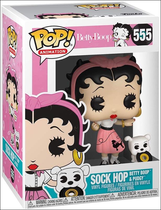 POP! Animation figure 555 Sock Hop Betty Boop & Pudgy