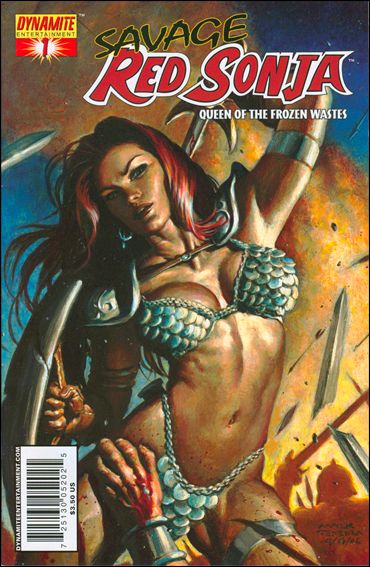 Savage Red Sonja: Queen of the Frozen Wastes issue 1-B Mark Texeira Cover