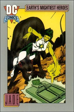 DC Cosmic Cards (Base Set) card 59 Jade