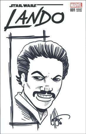 Lando issue 1-R DF Ken Haeser Remarked & Signed Cover