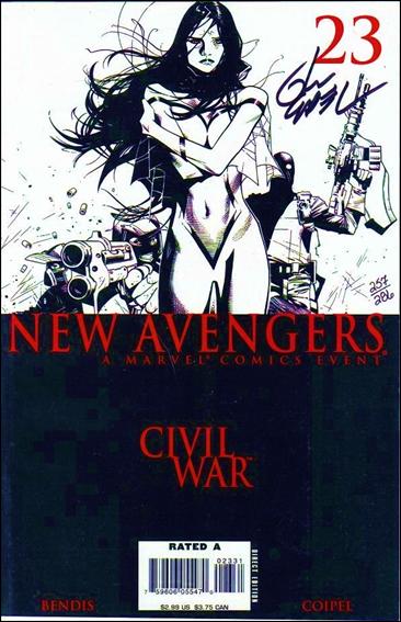 New Avengers (2005) issue 23-C DF B&W Variant (Signed by Coipel) 1/286
