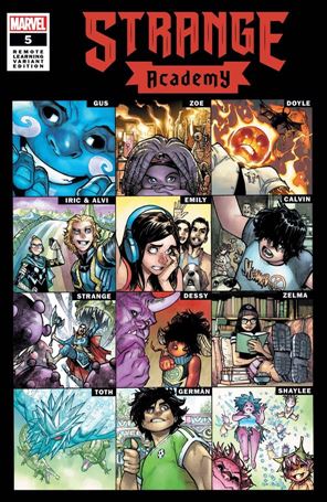 Strange Academy issue 5-B Humberto Ramos Remote Learning Cover
