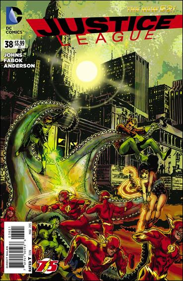 Justice League (2011) issue 38-D Tony Harris Flash 75th Anniversary Cover