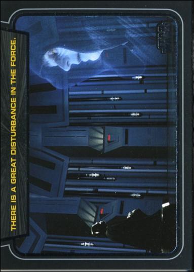 Star Wars Galactic Files (Classic Lines Subset) card CL-5 There Is a Great Disturbance In The Force.