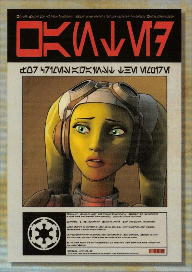 Star Wars Galaxy 2018 (Wanted Posters Subset) card P-3 Hera Syndulla