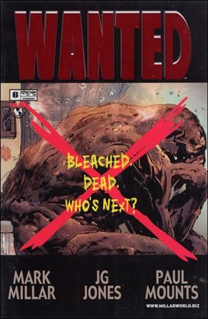 Wanted (2003) issue 6-C DF Sh-tHead Eliminated Red Foil Cover w/ COA 1/100