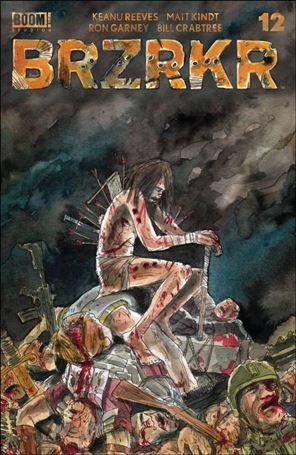 BRZRKR issue 12-B Matt Kindt Cover