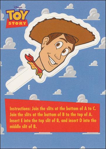 Toy Story Series 1 (Base Set) card 78 Woody part 4