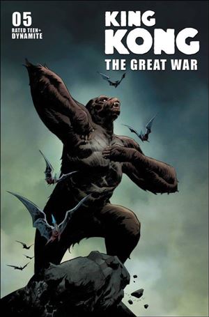 Kong: The Great War issue 5 Jae Lee Cover