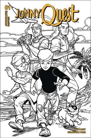 Jonny Quest (2024) issue 1-P Chad Hardin Line 1:15 Art Cover