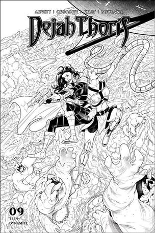 Dejah Thoris (2019) issue 9-M Vasco Georgiev 1:25 Black & White Cover