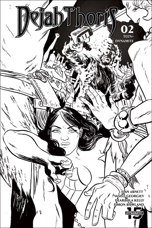 Dejah Thoris (2019) issue 2-Q Erica Henderson 1:60 Black and White Cover