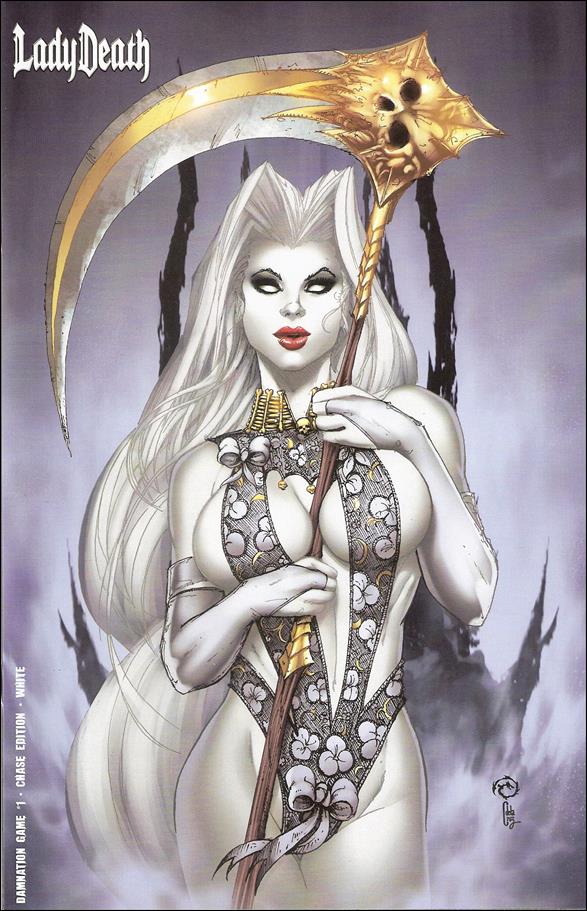 Lady Death: Damnation Game issue 1-K Chase Edition - White Cover