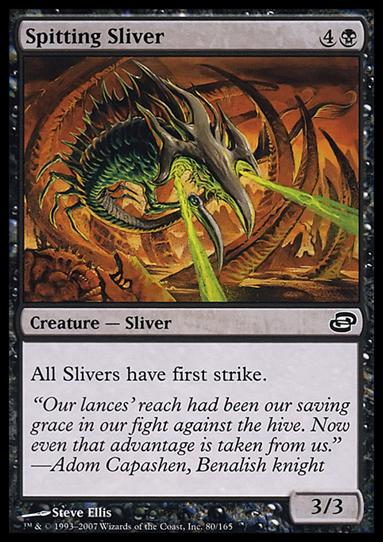 Magic the Gathering: Planar Chaos (Base Set) card 80 Spitting Sliver
