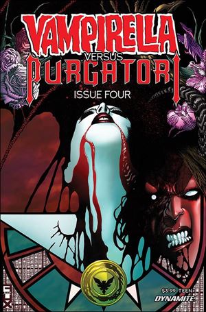 Vampirella vs Purgatori issue 4-C Russell Fox Cover