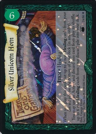 Harry Potter: Diagon Alley (Base Set) card 24-B Silver Unicorn Horn