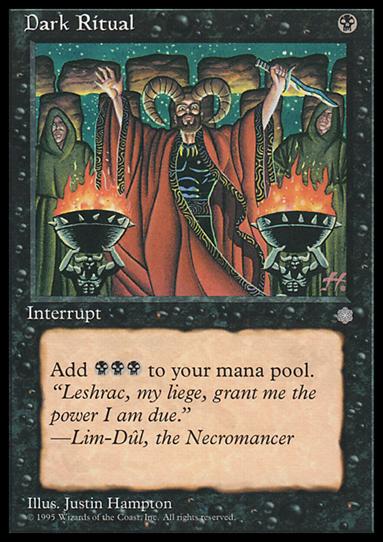 Magic the Gathering: Ice Age (Base Set) card 120 Dark Ritual