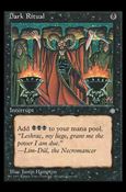 Magic the Gathering: Ice Age (Base Set) card 120 Dark Ritual