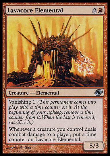 Magic the Gathering: Planar Chaos (Base Set) card 103 Lavacore Elemental